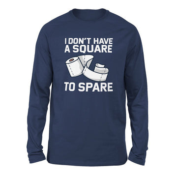 I Don't Have A Square To Spare Men/Unisex Drop Shoulder Sweatshirt in Navy color